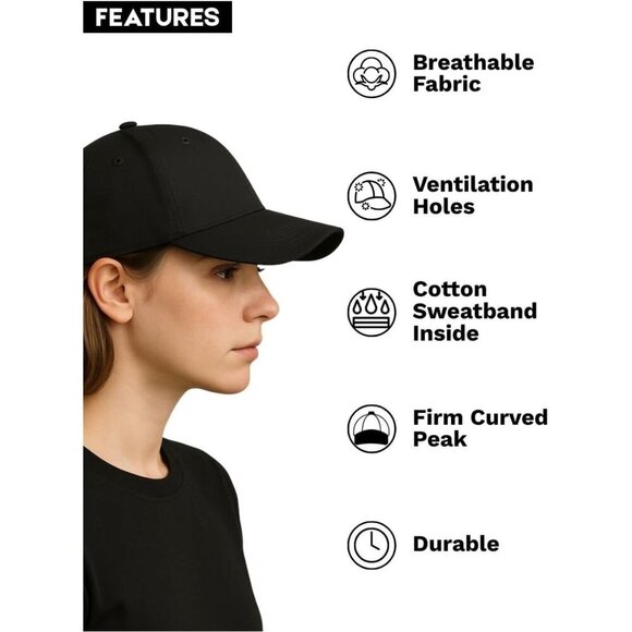 Solid Running Caps Blue Baseball Sports Cap Men And Women main image 7